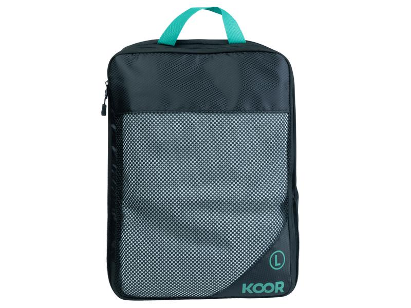 KOOR Kleiderbeutel Goora, Grösse L, 2er-Pack Packhilfe-Set für Ordnung im Koffer