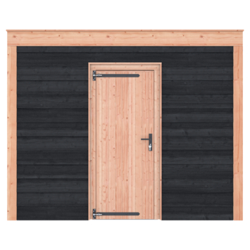 Tuinhuis Douglas Zwart Zweeds Rabat 305x255cm