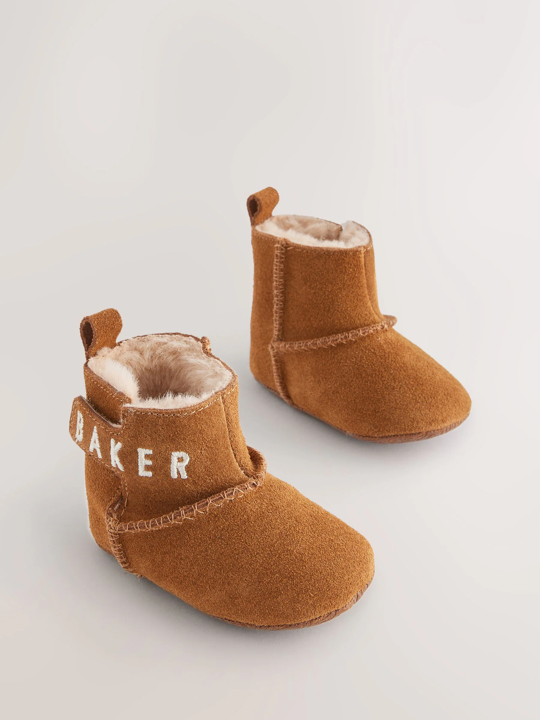 Lichtbruin - Baker by Ted Baker Babyslofjes Boots voor Jongens