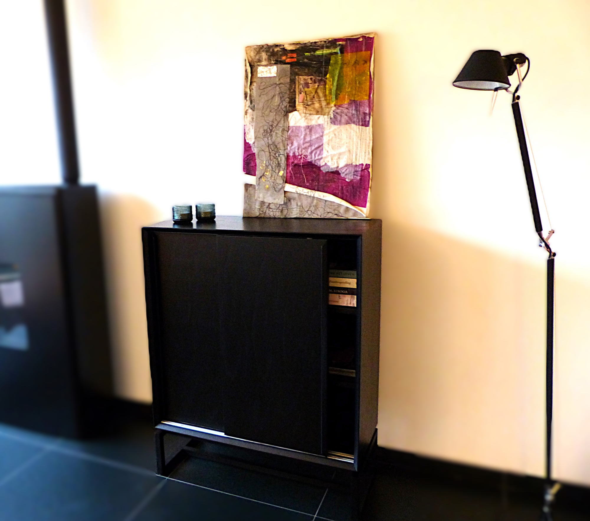 Wandkast Sundby zwart