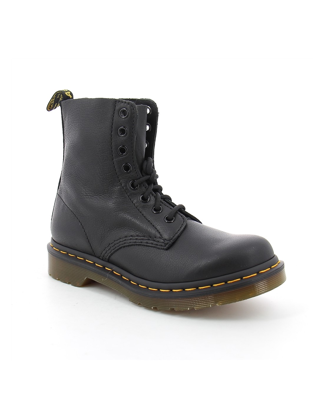 dr martens boots femme 1460 pascal cuir virginia noir