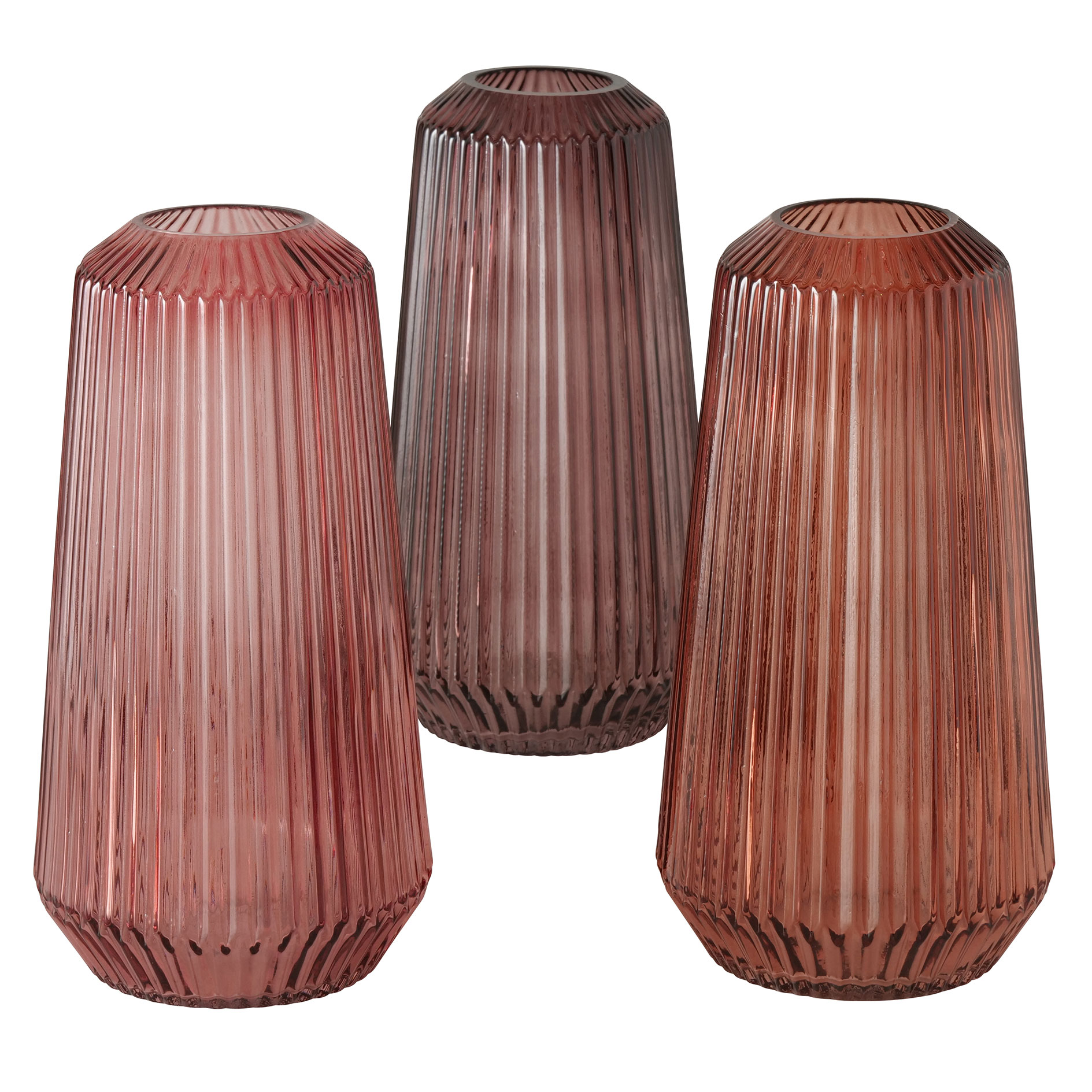 Vase - lackiert - Glas - sortiert