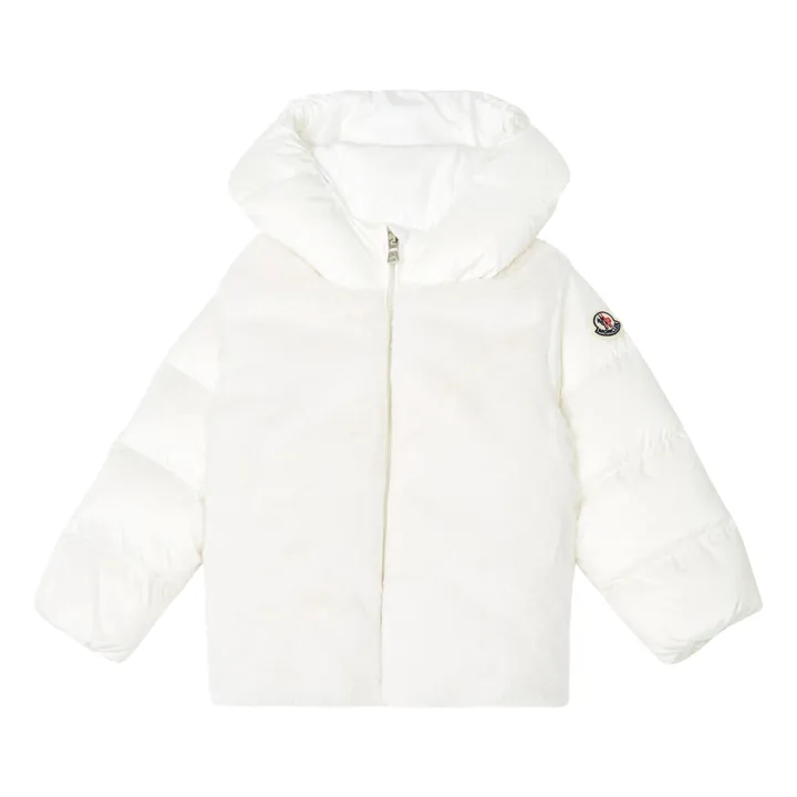 Moncler Doudoune Fausse Fourrure Natas | Ecru