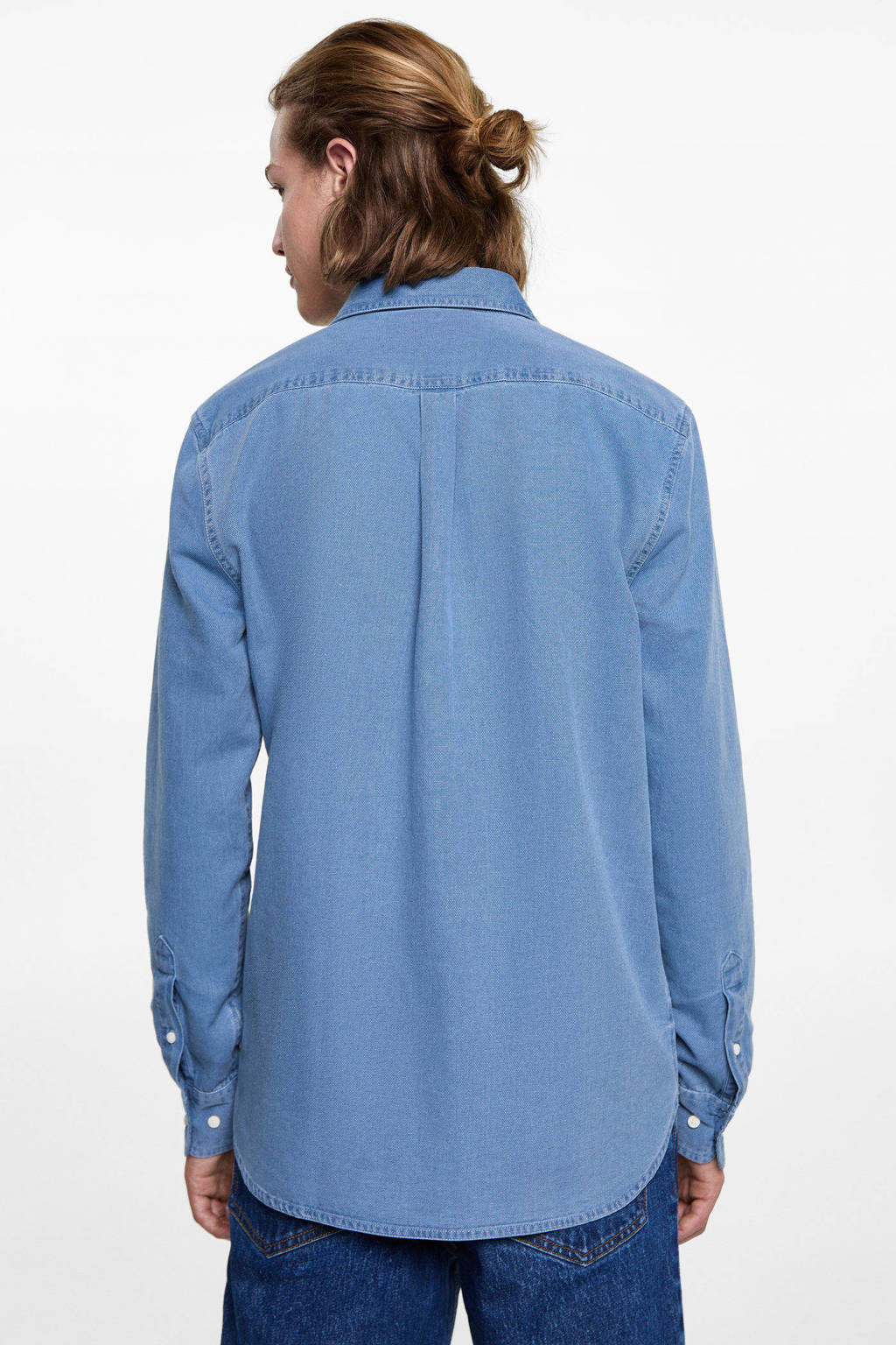 MANGO TEEN overhemd blauw