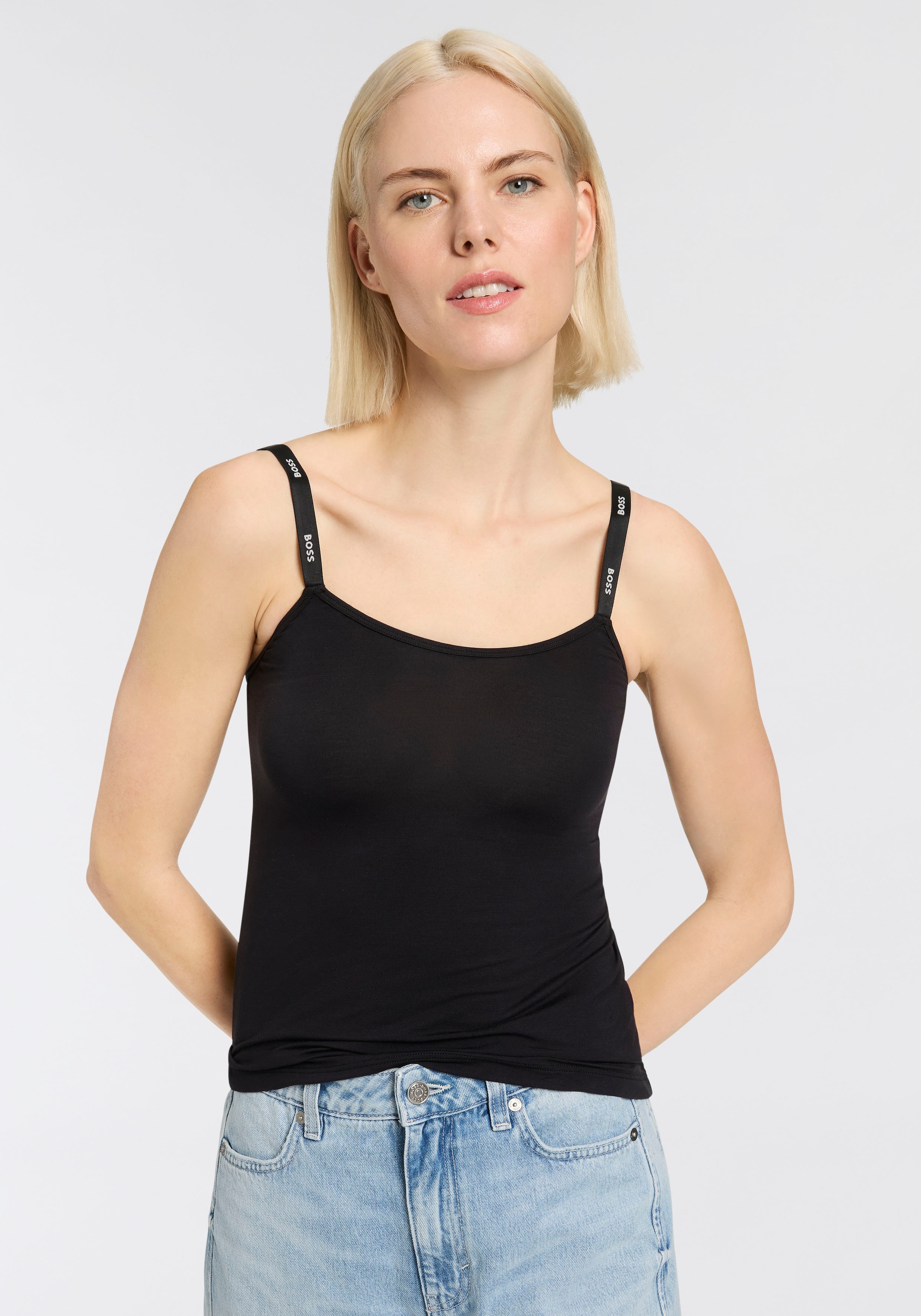 BOSS Tanktop »VEST CI 1«, mit Rundhalsausschnitt