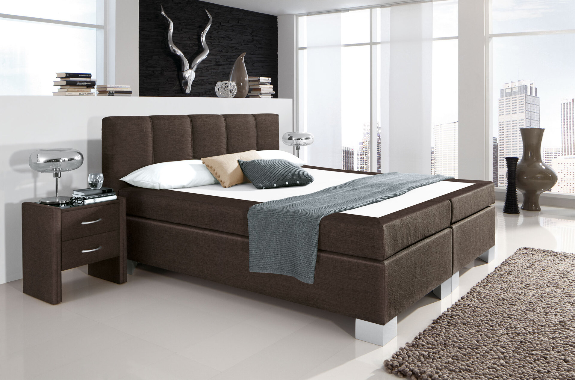 Topper-Komfortschaum Holiday Polyester Weiß 180 x 200 cm