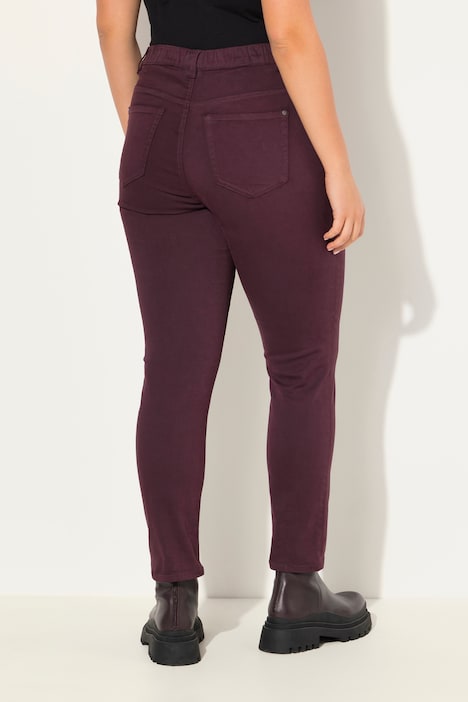 Schlupfjeans Sienna, schmales Bein, Elastikbund
