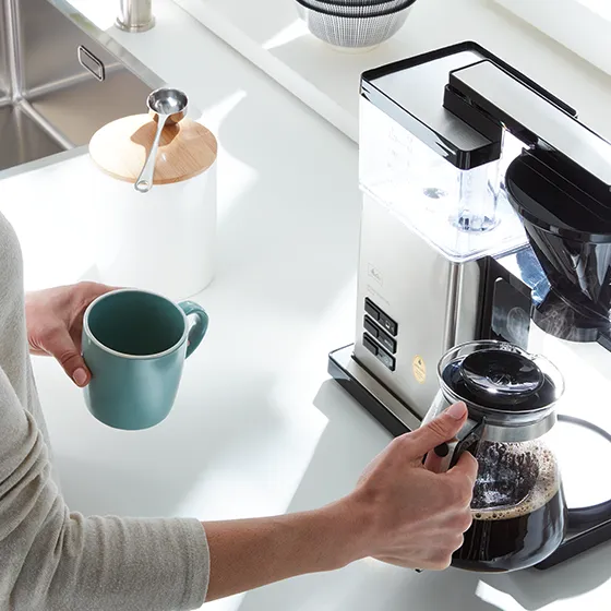 Melitta Aroma Signaturedeluxe - Kaffemaskine - 10 Kopper - Rustfrit stål