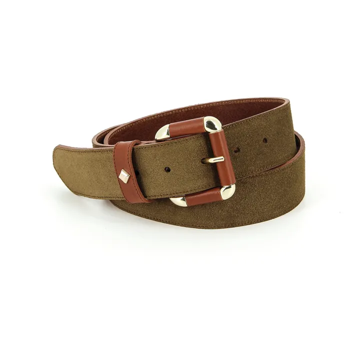 herbert frère soeur Ceinture Coulomb Velours | Marron