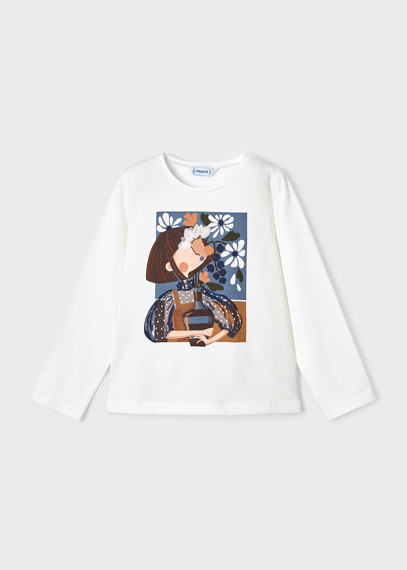 Camiseta estampada Better Cotton para meninas