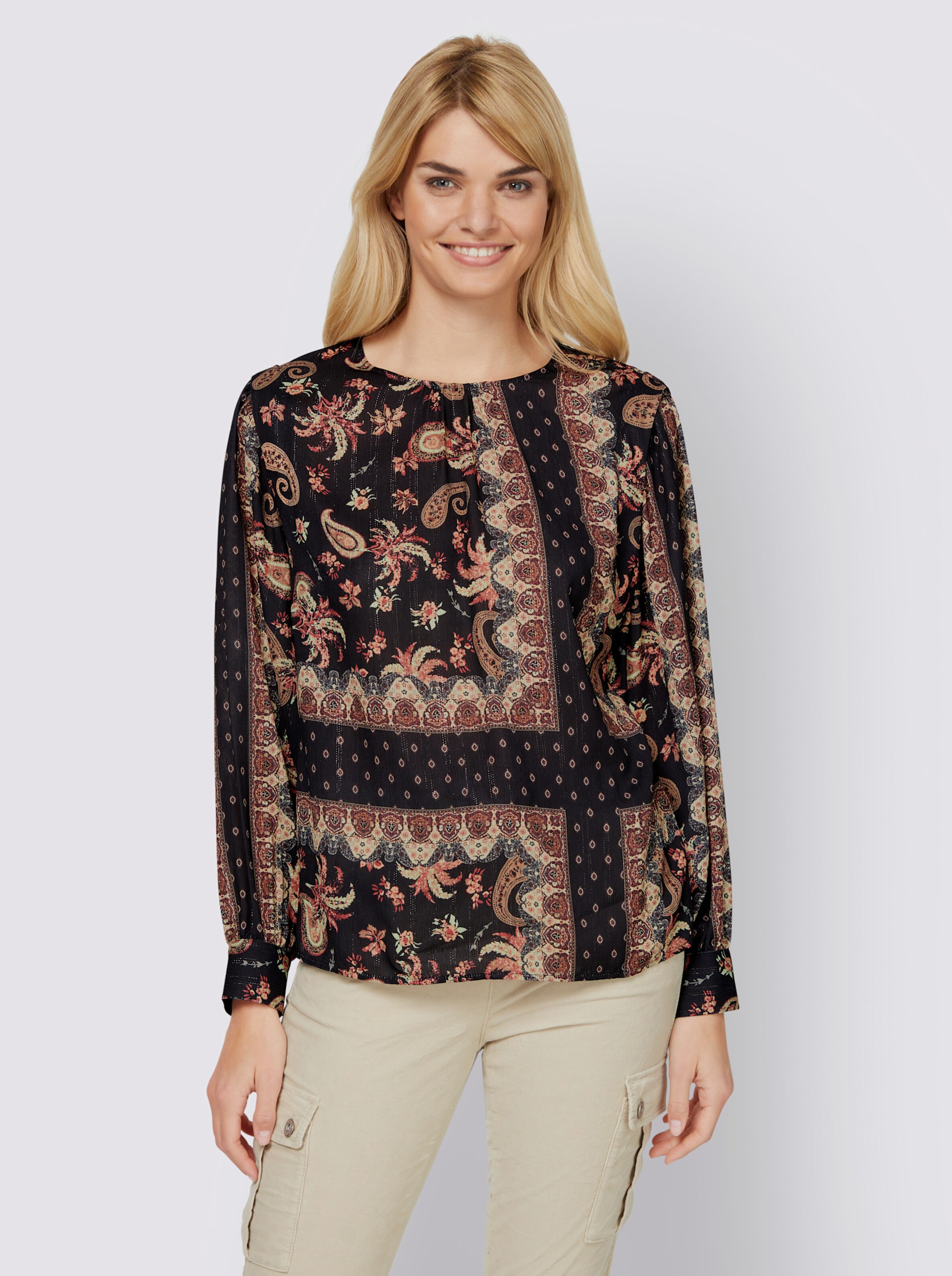 Druckbluse