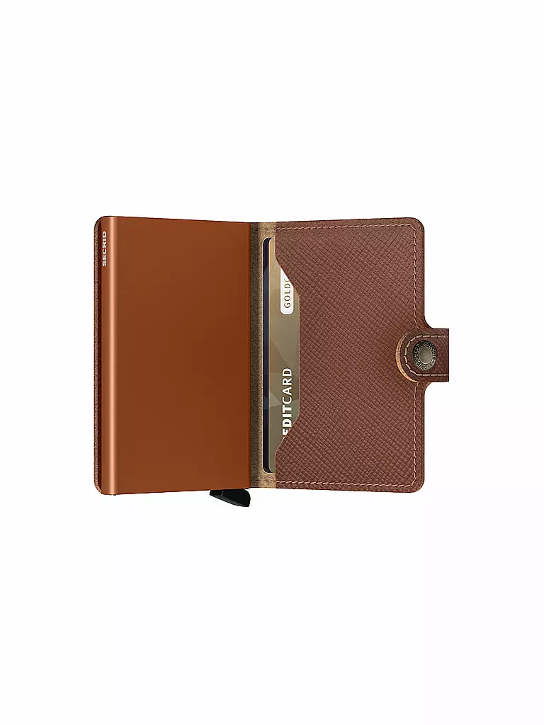 SECRID Geldbörse - Miniwallet Saffiano Caramel camel