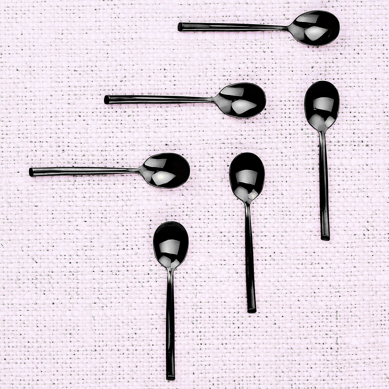 Bjorn 6 Petites cuillères Knut noires