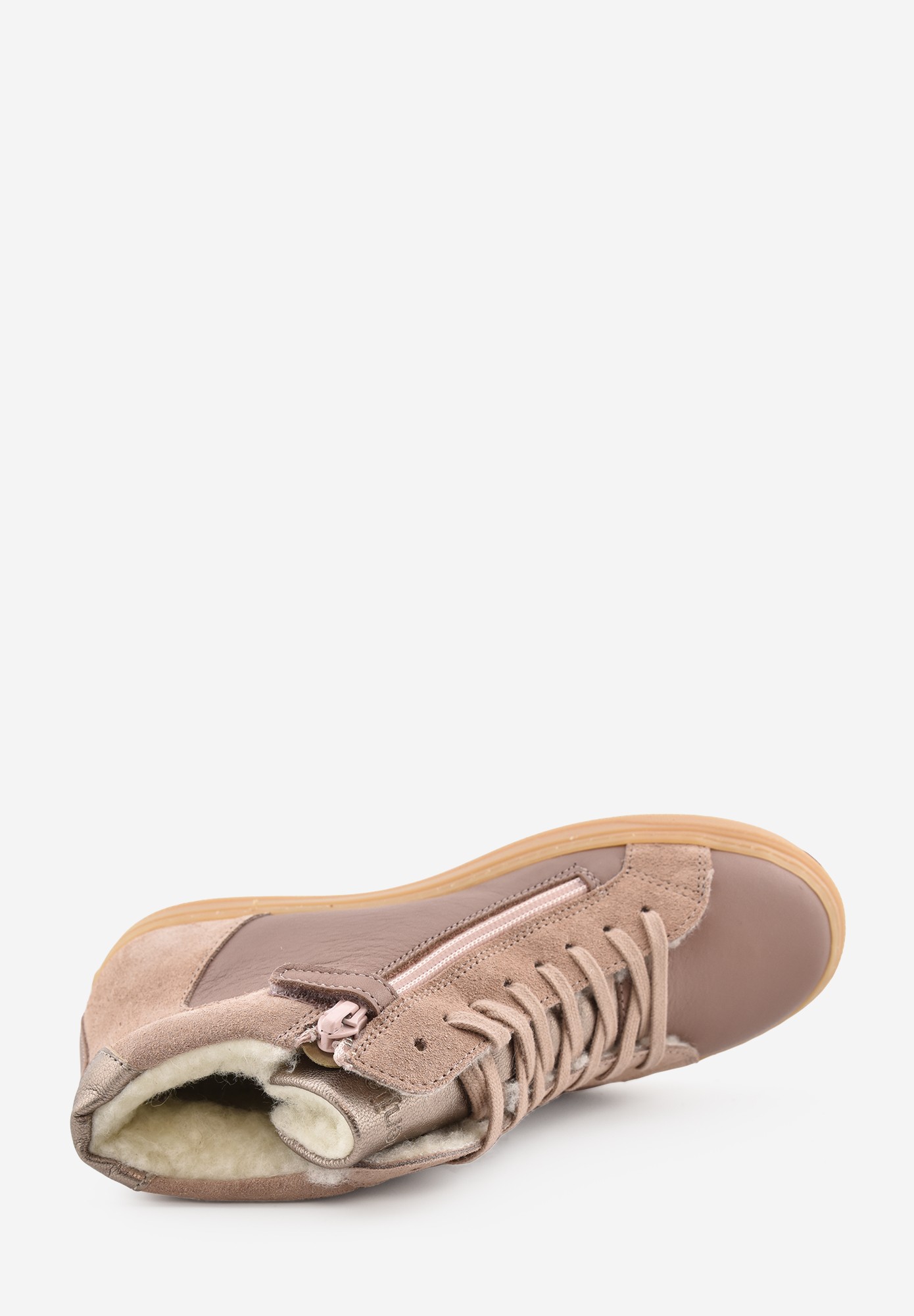 Laax cœur Lace Wollfutter Junior Altrosa Bronze