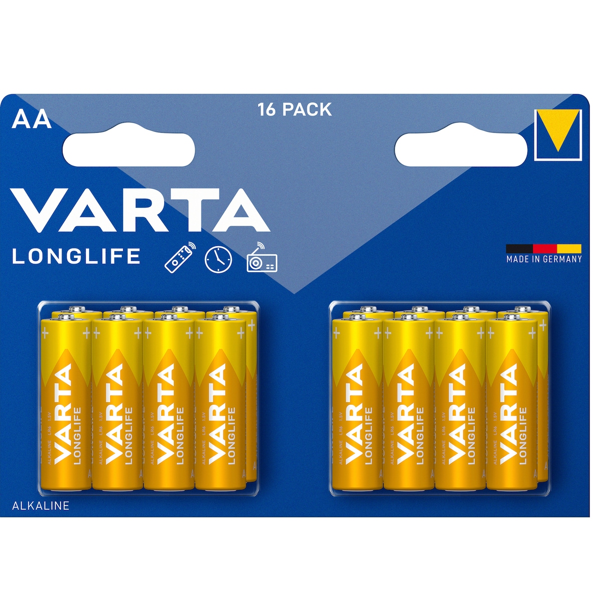 Varta Longlife AA batteri (16pk.)