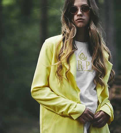 Grønt T-shirt - Lisa - Hvid m. Print