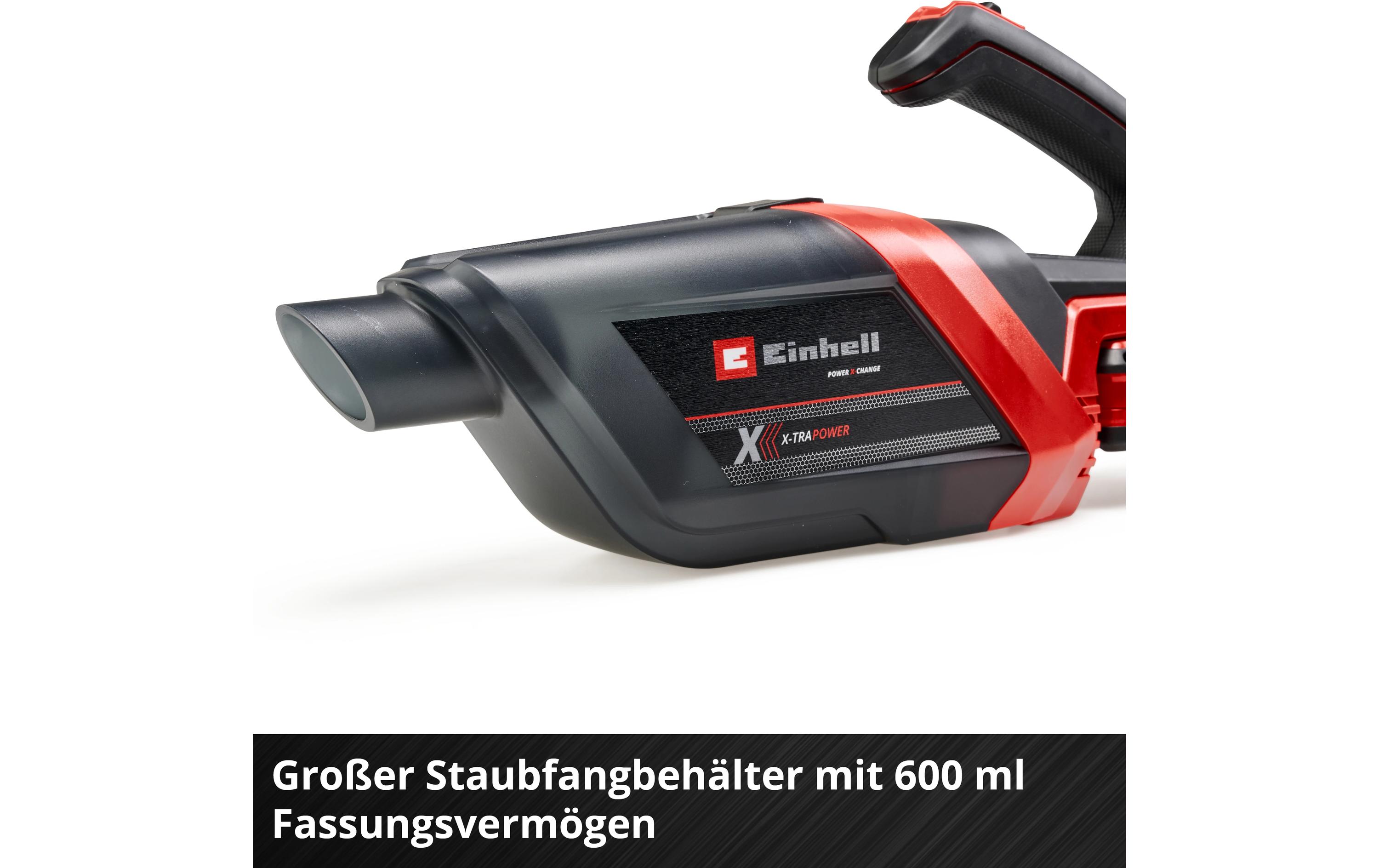 Akku-Handsauger TE-HV 18/06 Li – SoloAkku-Handstaubsauger mit einer Saugleistung bis 72 mbar