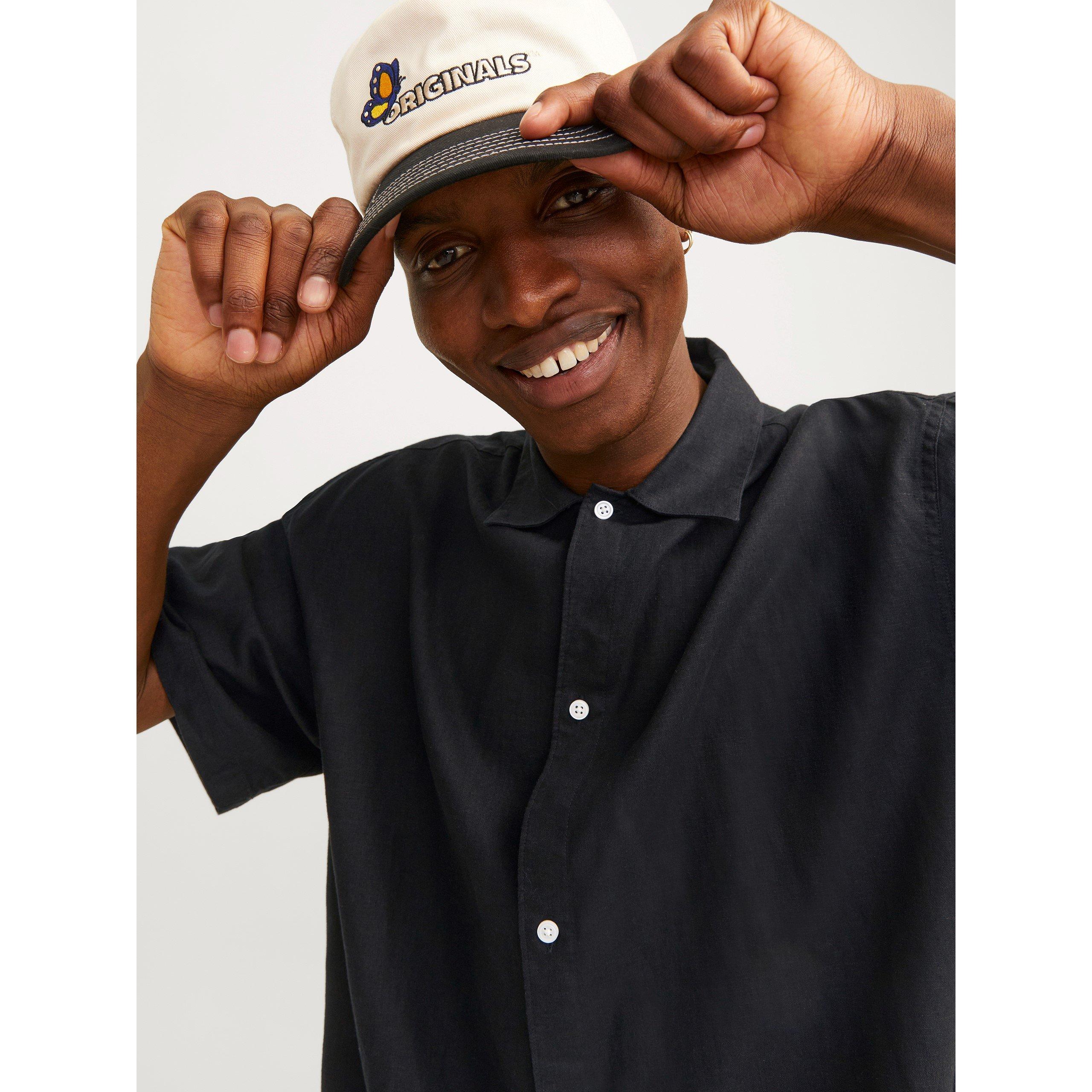 Jack and Jones Faro Linen Oversized Short Sleeve Shirt