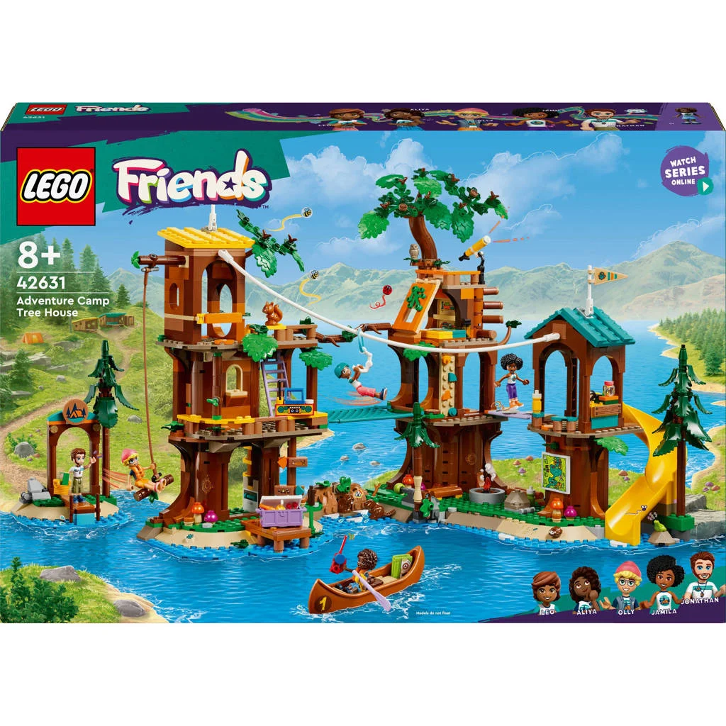 Lego avonturenkampAvonturenkamp boomhut Rollenspel Speelgoed voor Kinderen met Boot 42631