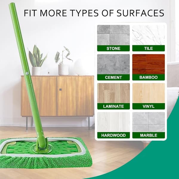 Erstatning pads Swiffer Mop Gjenbrukbare 2 stk