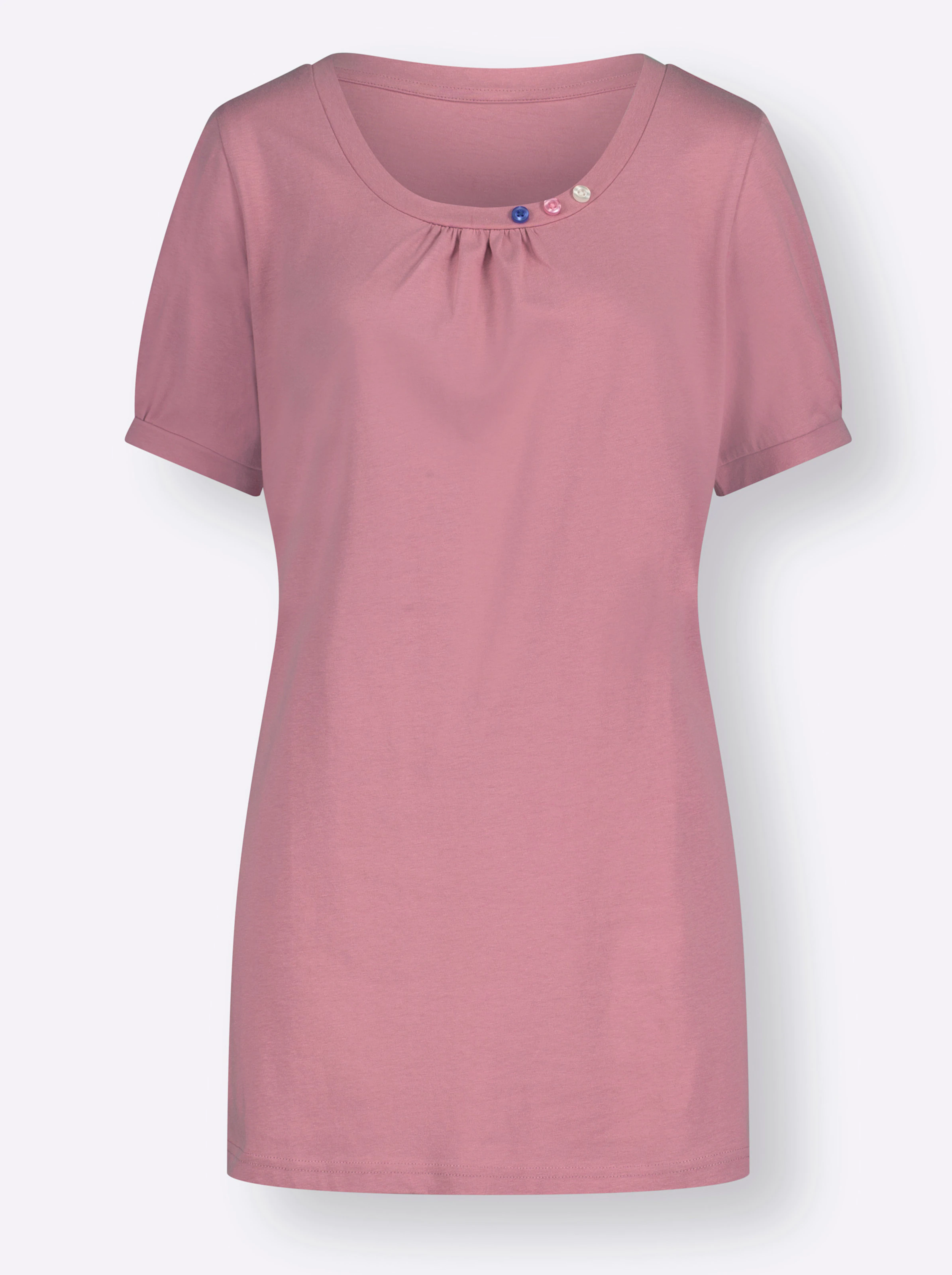 Longshirt in altrosa