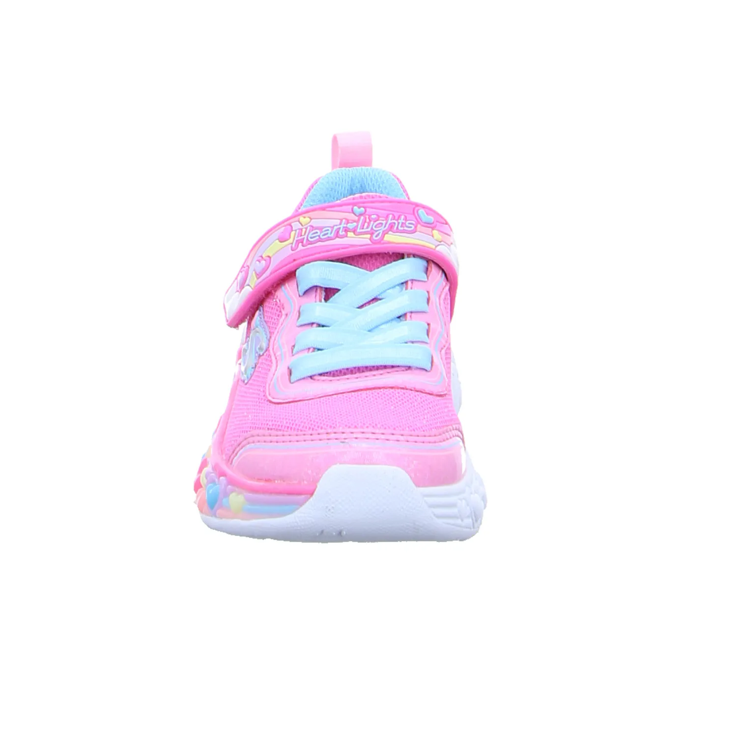 SKECHERS Kleinkinder-Halbschuh Klett Pink Synthetik  Sneaker