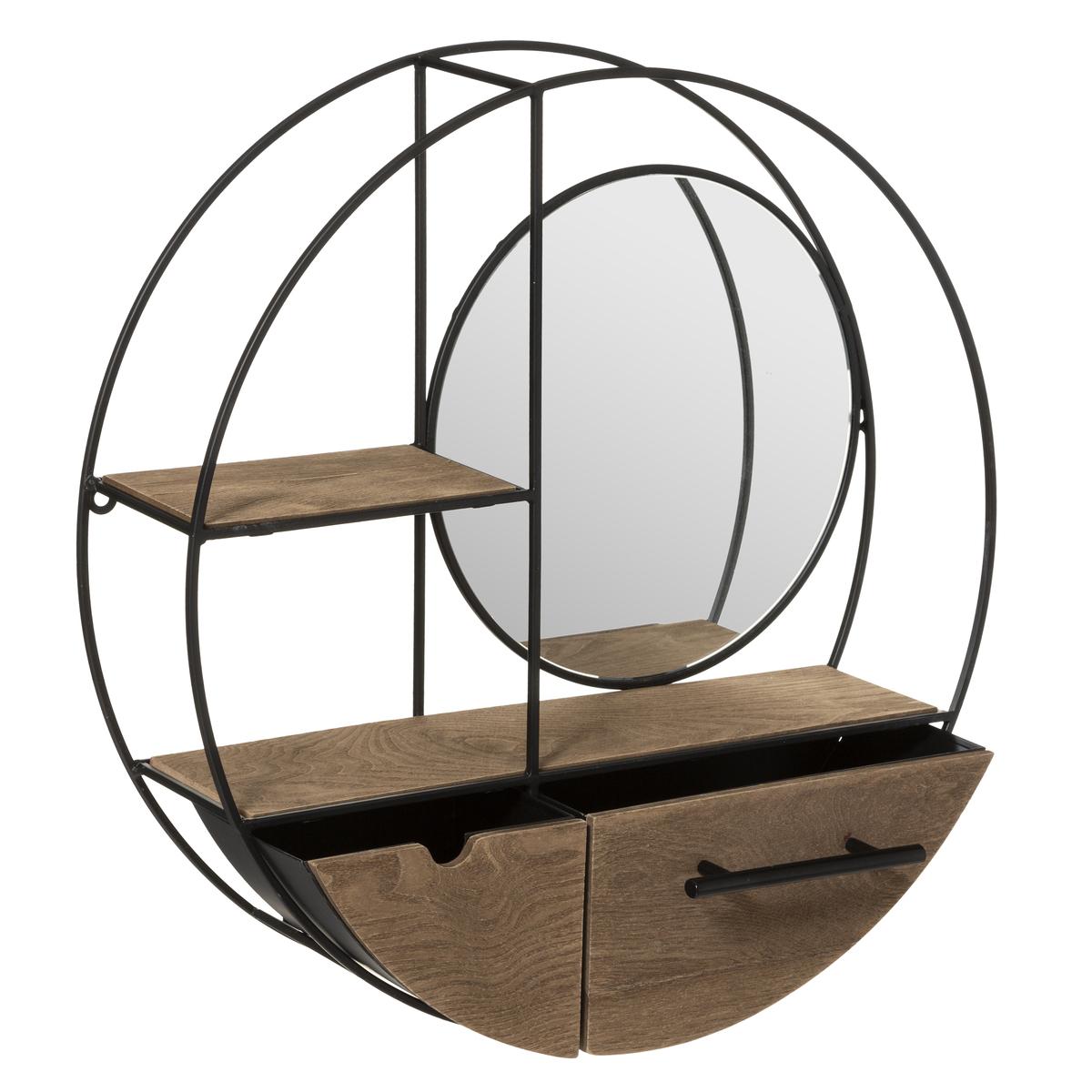 ETAGERE MURALE METAL D.50X12CM