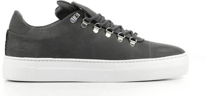 NUBIKK Lage Sneakers Heren Jagger Classic Maat: 43 Materiaal: Nubuck Kleur: Grijs