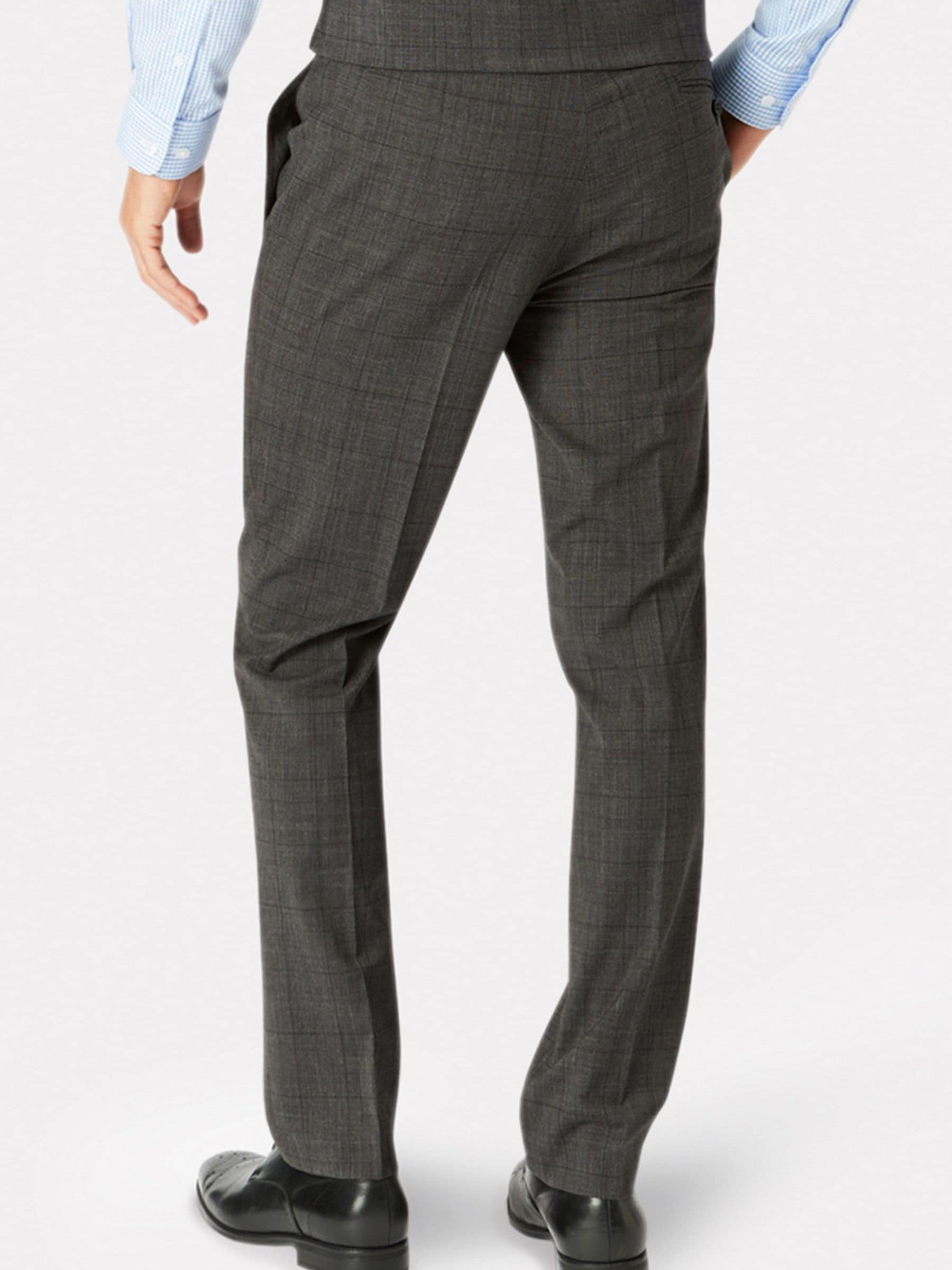Grijs - Brook Taverner Cassino Slim Fit Trousers