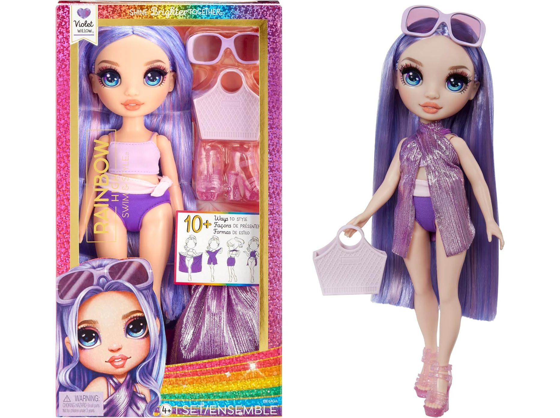 SWIM & STYLE RAINBOW HIGH VIOLET (PURPLE)