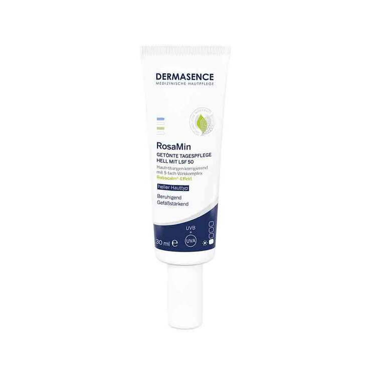 Dermasence Rosamin getönte Tagespflege hell LSF 50, 30 ml
