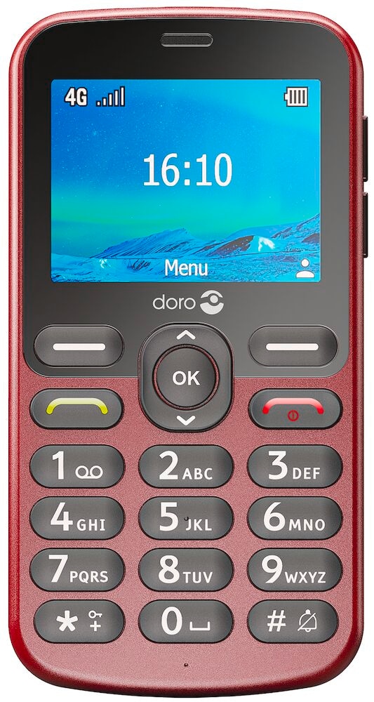 Doro Handy »1880 (ohne Netzteil)« Rot