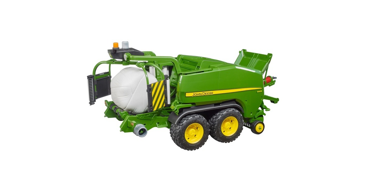 bruderJohn Deere C441 Ronde balenpers en wikkelmachine Modelvoertuig  (02032)