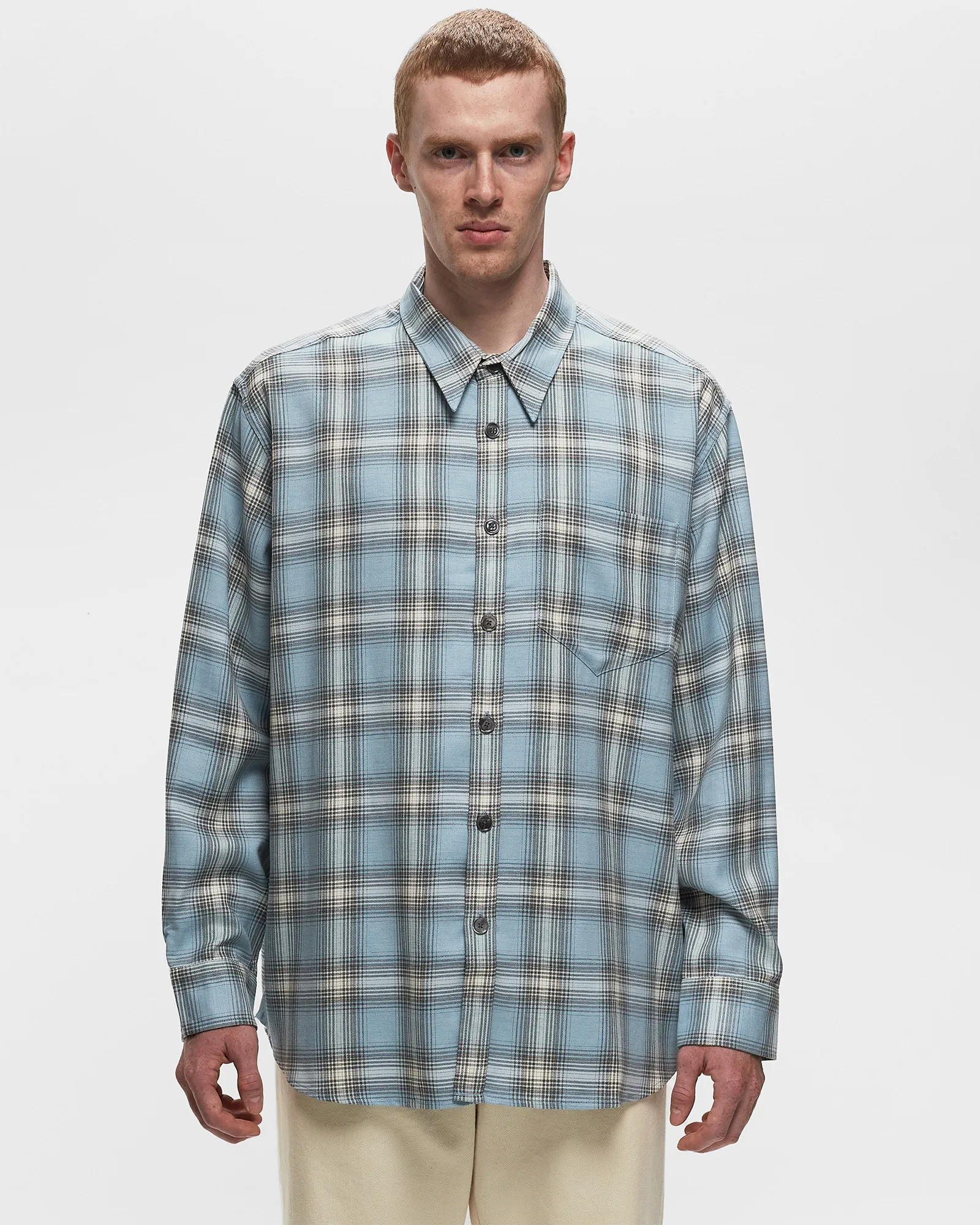 AMI Paris OVERSIZE OVERSHIRT WITH PATCH POCKET