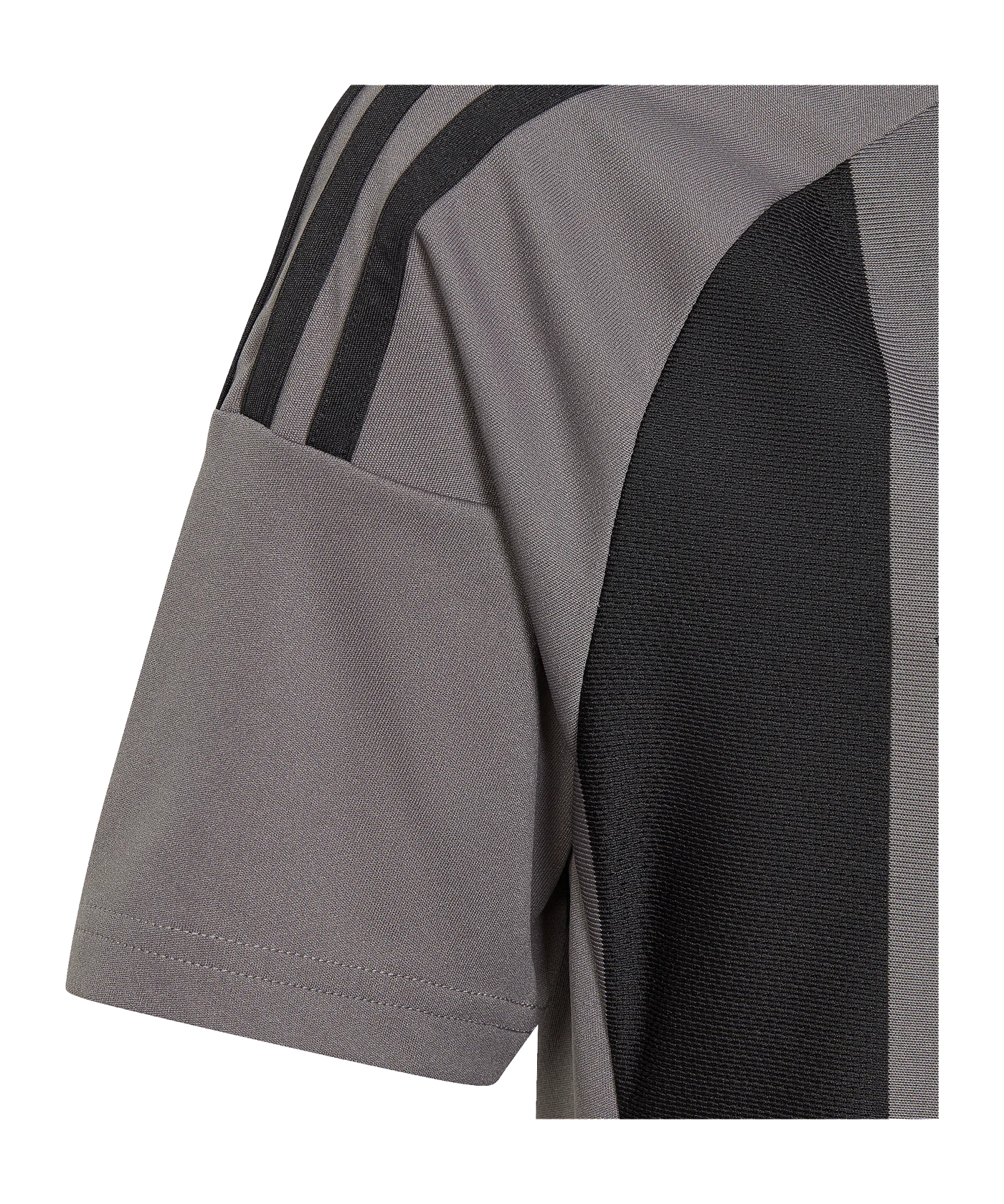 adidas Striped 24 Trikot Kids Grau Schwarz