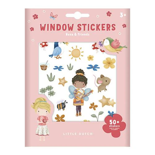 Raamstickers Rosa & Friends kopen? - Little Dutch