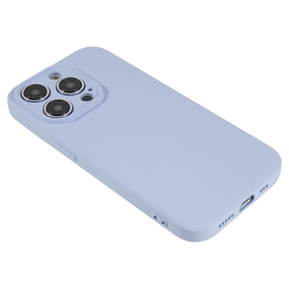 iPhone 14 Pro Max Gummi Case Hülle mit Kameraschutz - Blaulila (Matt)