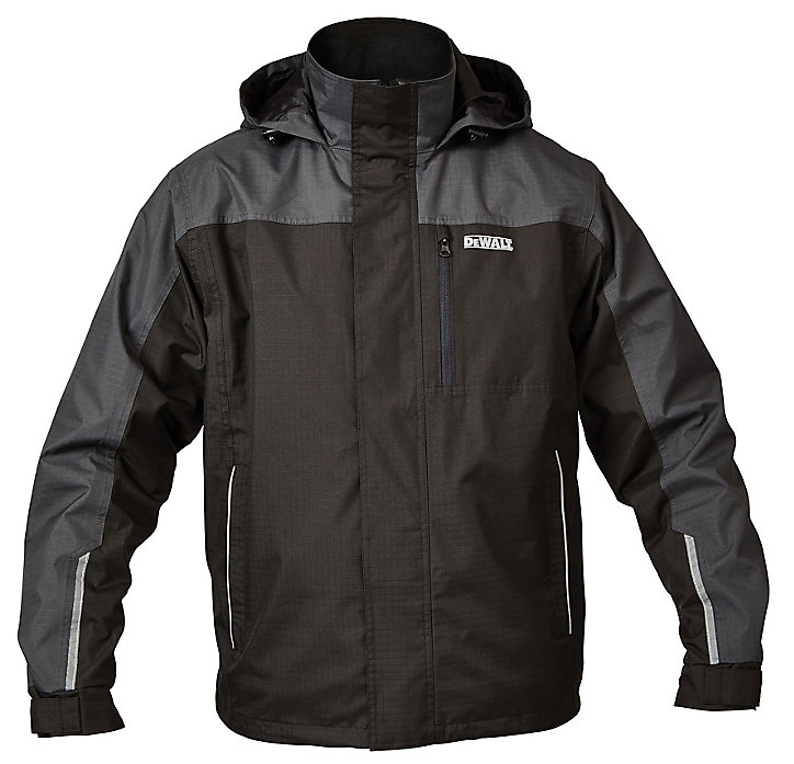 Veste imperméable noire Dewalt taille XL