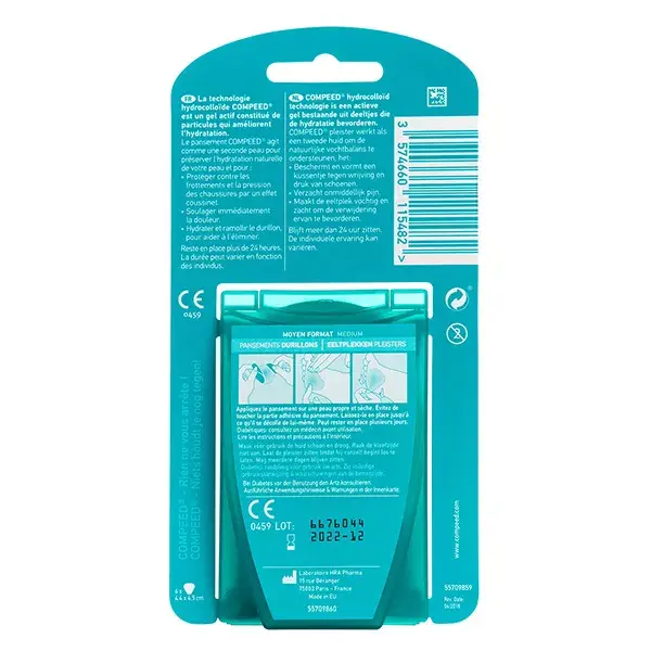 Curativos Compeed para calos médios, 6 unidades