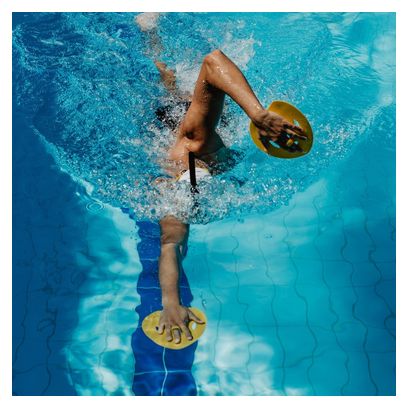 Plaquettes de Natation Finis Manta Jaune