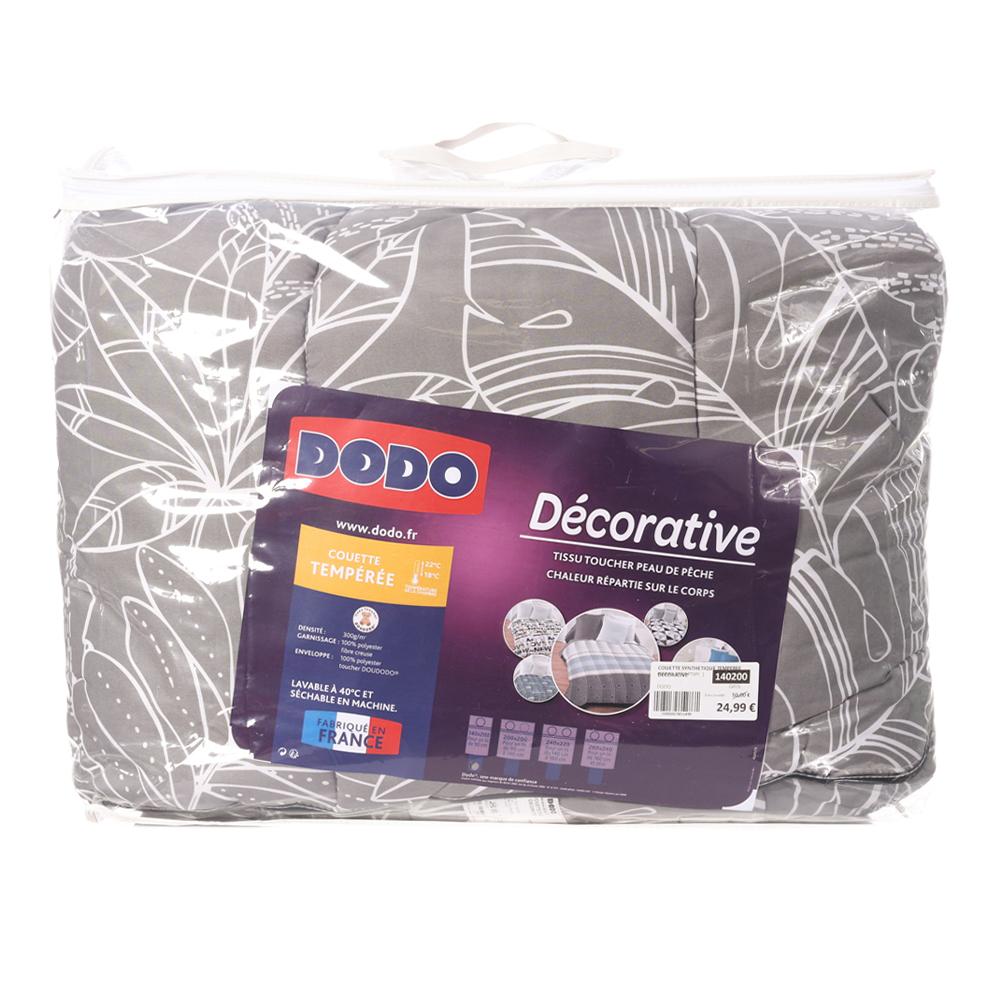 Dodo Couette Blanc/Gris Dodo Tempérée Décorative 140x200