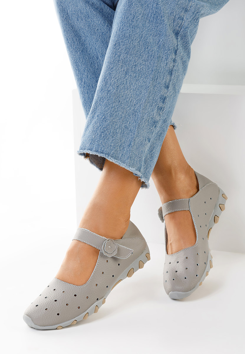 Ballerines sportives gris Flary