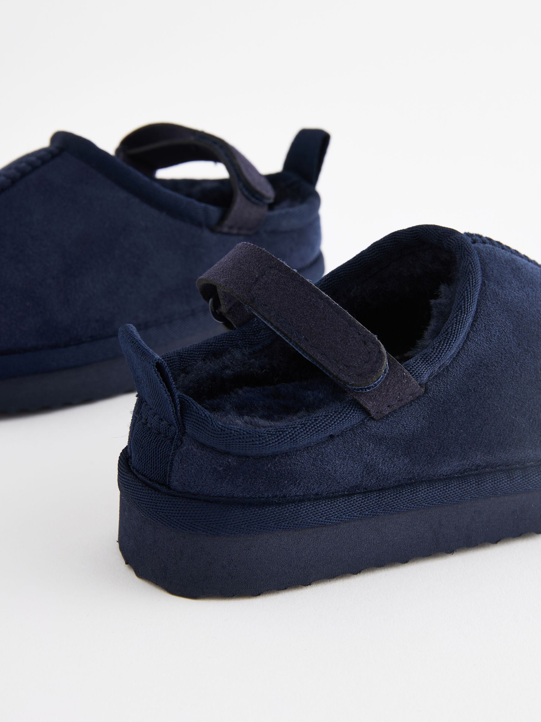 Donkerblauw - Gezellige pantoffelmuiltjes