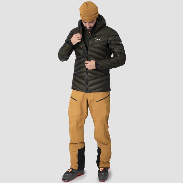 Pantalon ski de randonnée SALEWA SELLA 3L PTX PANT M GOLDEN BROWN