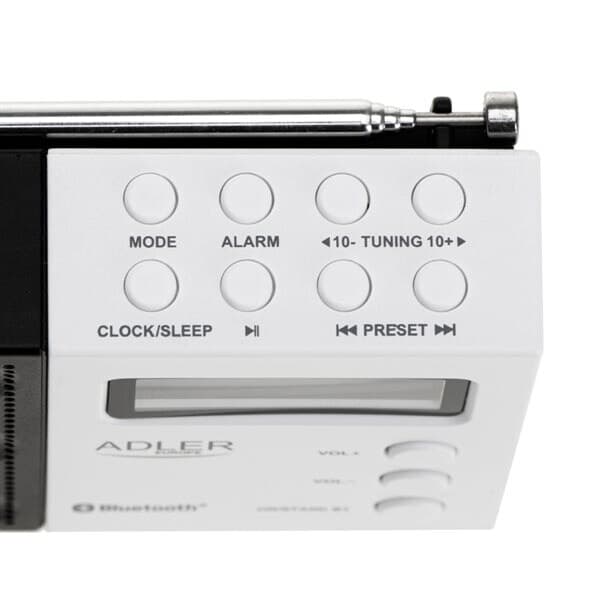Adler FM-radio med PLL, Bluetooth og USB/SD-afspilning