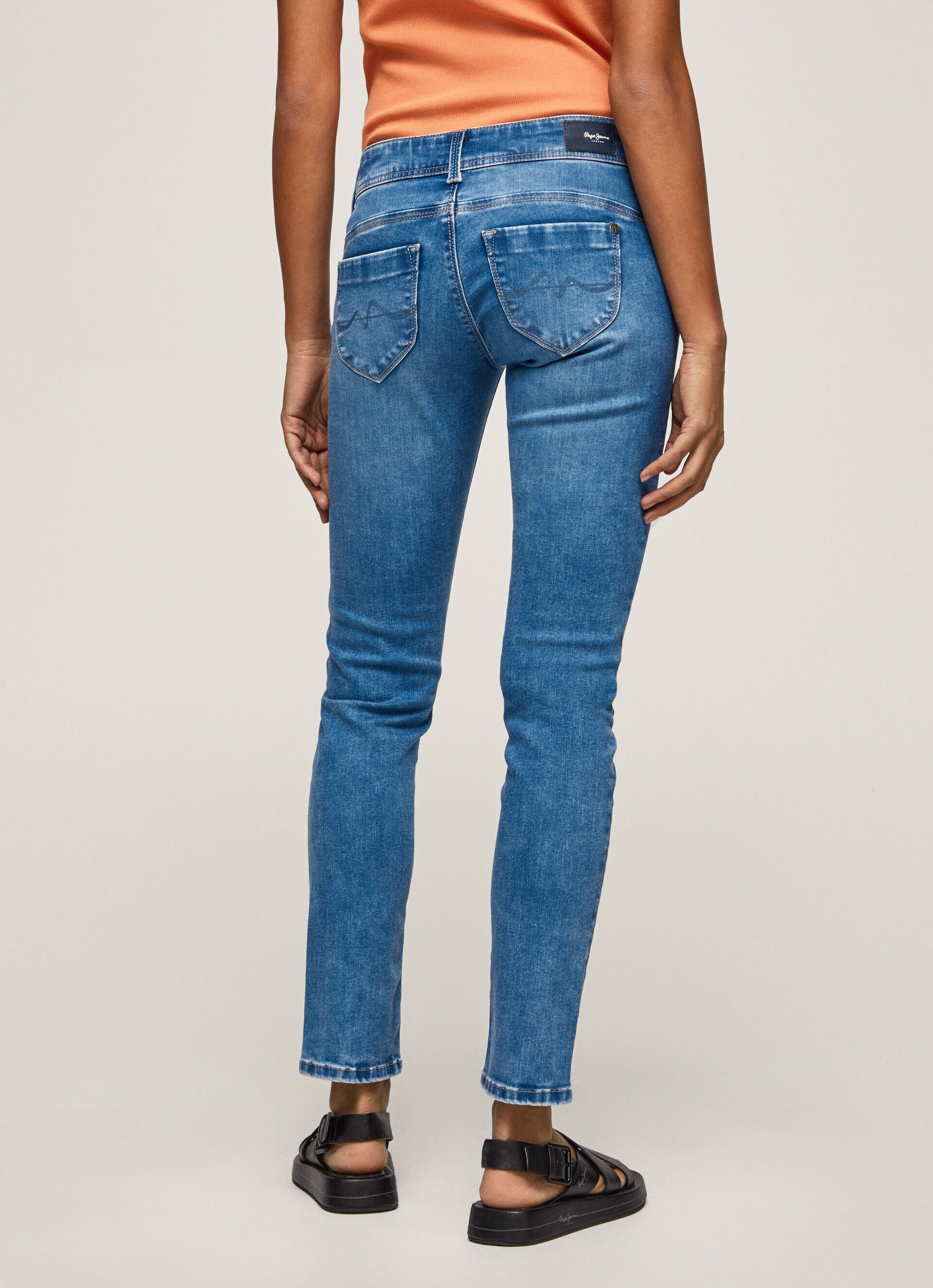 JEAN NEW BROOKE REGULAR MÉDIO SHOT - jeans