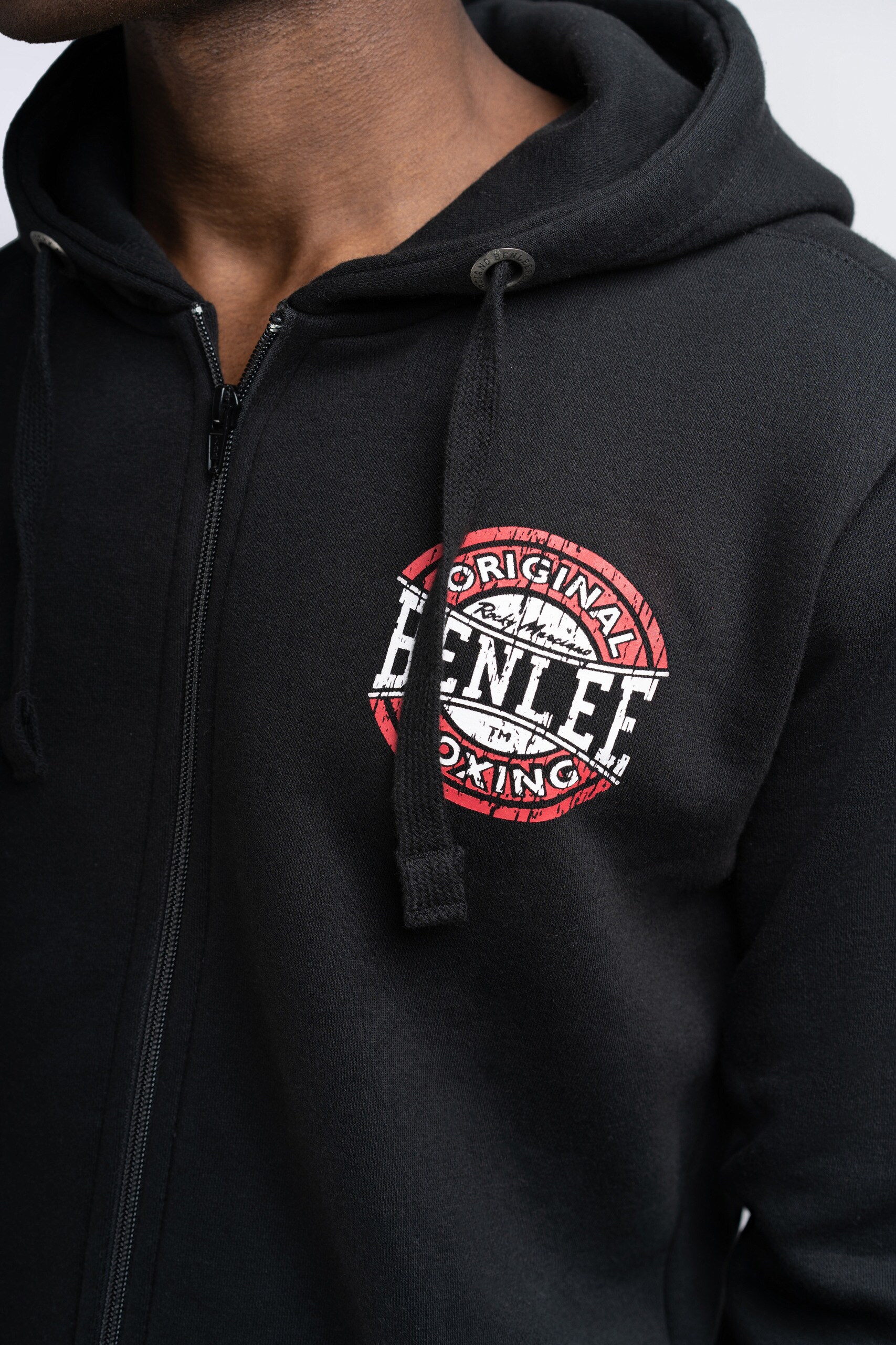 BENLEE Herren Kapuzensweatjacke mit Reißverschluss schmale Passform KINGS