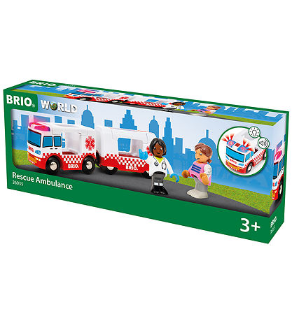 BRIO WoRød Redningsambulance - 2 Dele - 36035