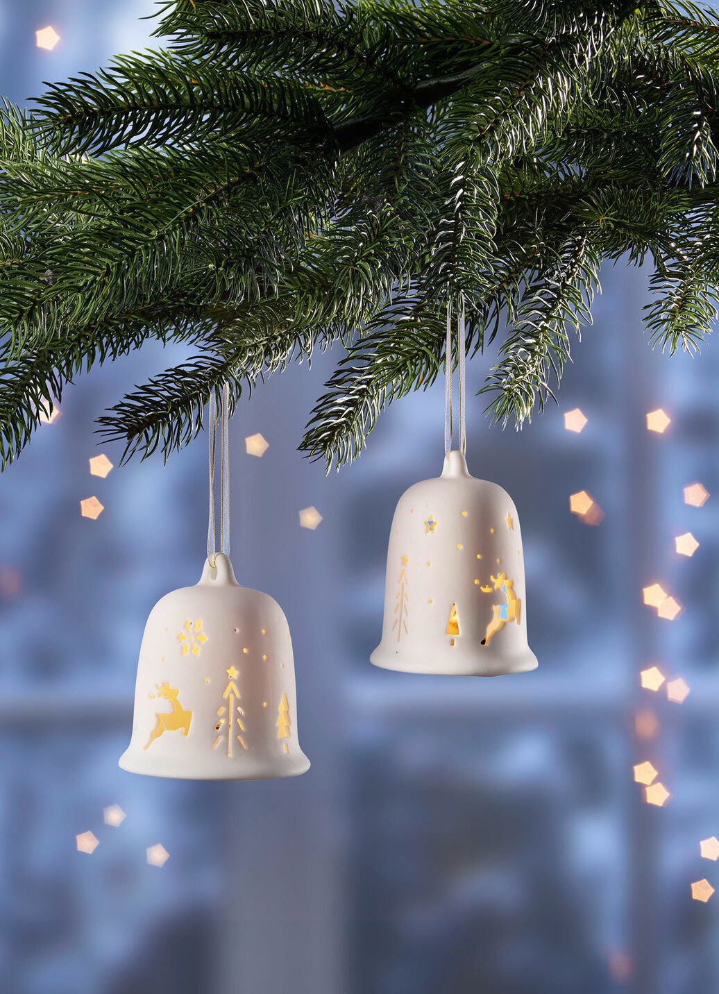 LED-Weihnachtsglocke, 2er-Set
