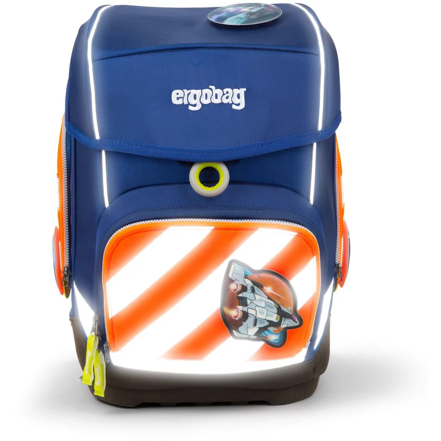 Ergobag Zubehör Cubo Light - Sicherheitsset 3tlg. (bis Modell 2018) orange